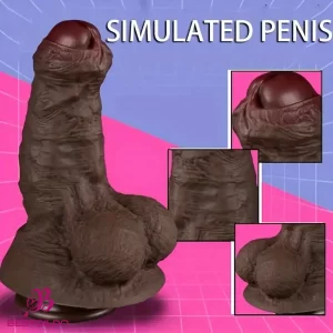 7.87in Superb Skin Thick Real Feeling Silicone Dildo For Women Intimate Sex