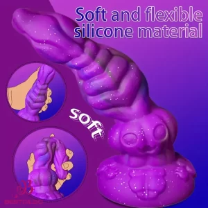 9.4in Soft Liquid Silicone Big Alien Monster Dildo For Orgasm Masturbate