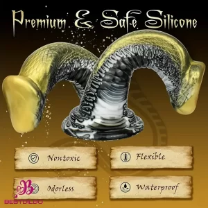 8.5in Big Silicone Soft Monster Animal Snake Dildo For Vagina Anus Sex