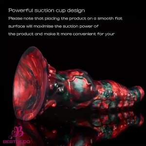 9.65in Silicone Big Soft Thick Tentacle Octopus Monster Dildo Love Tool