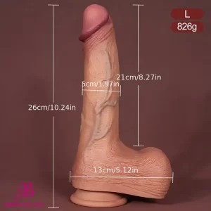 6.1in 7.87in 10.24in Realistic Liquid Silicone Soft Dildo For Privacy Shipping