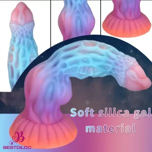 10.43in Luminous Fantasy Monster Silicone Soft Big Dildo Love Cock