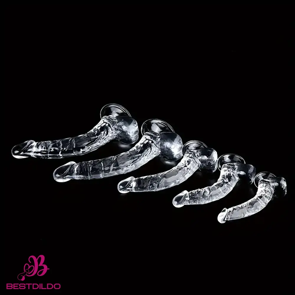 realdildos15 Multiple Lengths Clear Dildo For Women Men Gay Lesbian Cock Pleasure