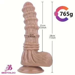 9.25in 9.65in 11in Real Big Silicone Soft Fantasy Dildo For Women Couples