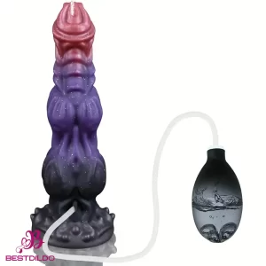 9.4in Fantasy Monster Silicone Soft Ejaculating Dildo For Women Men Tool
