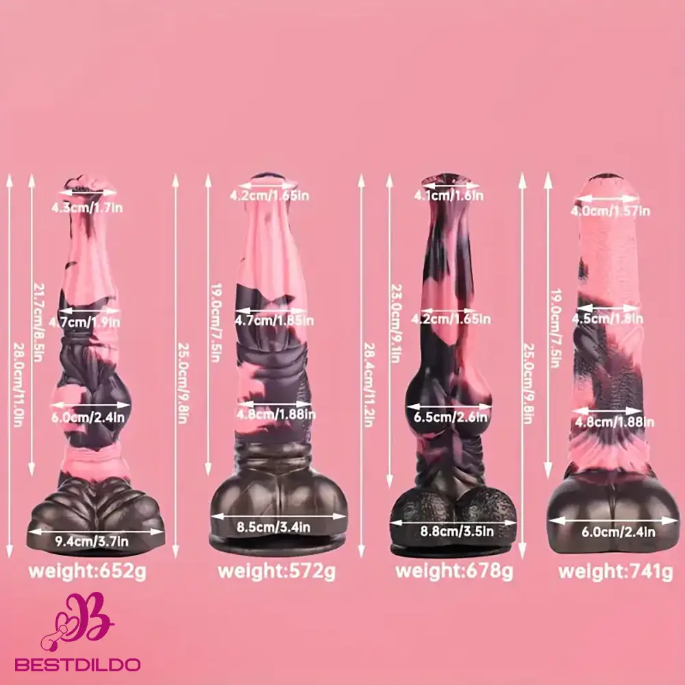 realdildos3 11in 9.8in 11.2in 9.8in Soft Silicone Fantasy Large Horse Flexible Dildo
