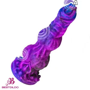 9.65in Fantasy Soft Silicone Monster Dildo For Couples Woman Love Play