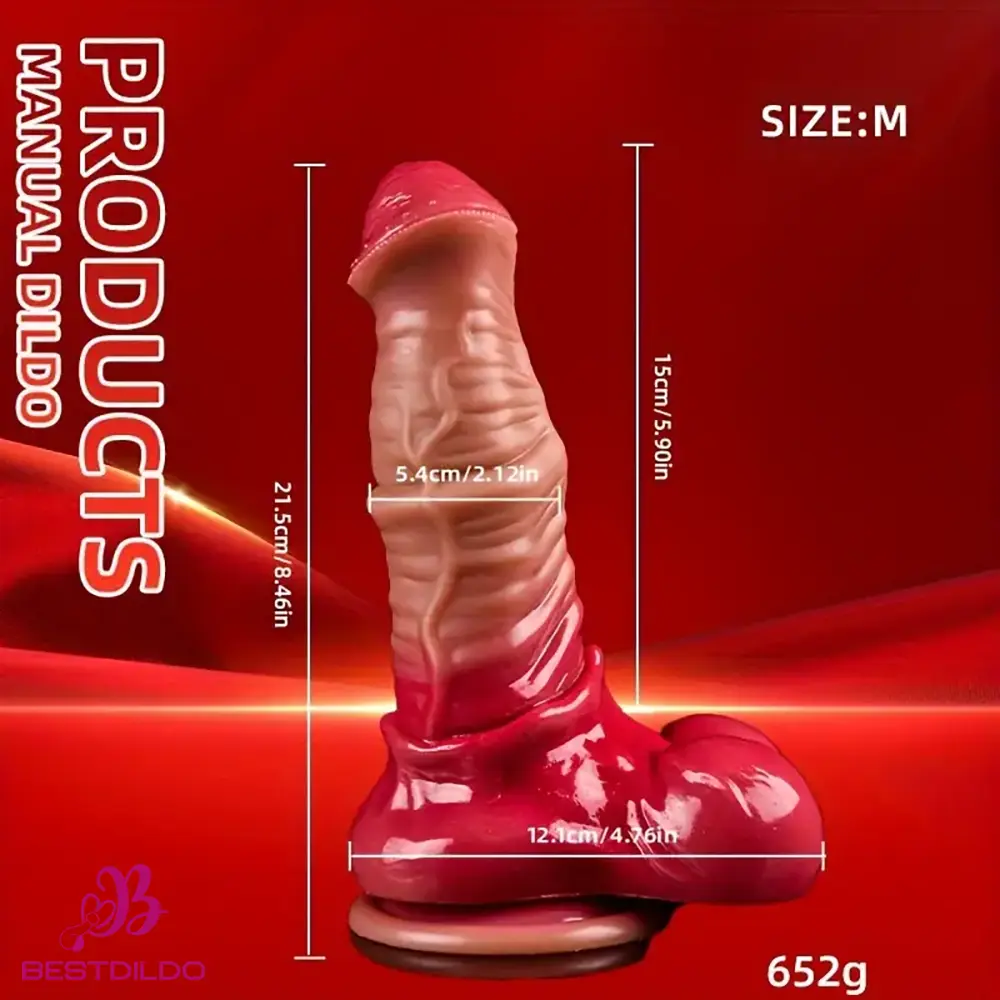 realdildos5 7.4in 8.46in 9.44in 10.03in 11.22in Big Silicone Soft Horse Animal Dildo
