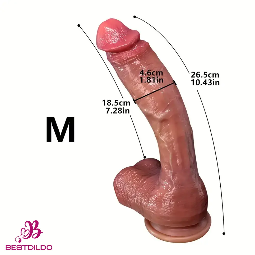 realdildos6 1 9.05in 10.43in 11.02in 12.2in 13.58in Soft Silicone Large Adult Sex Toy Dildo