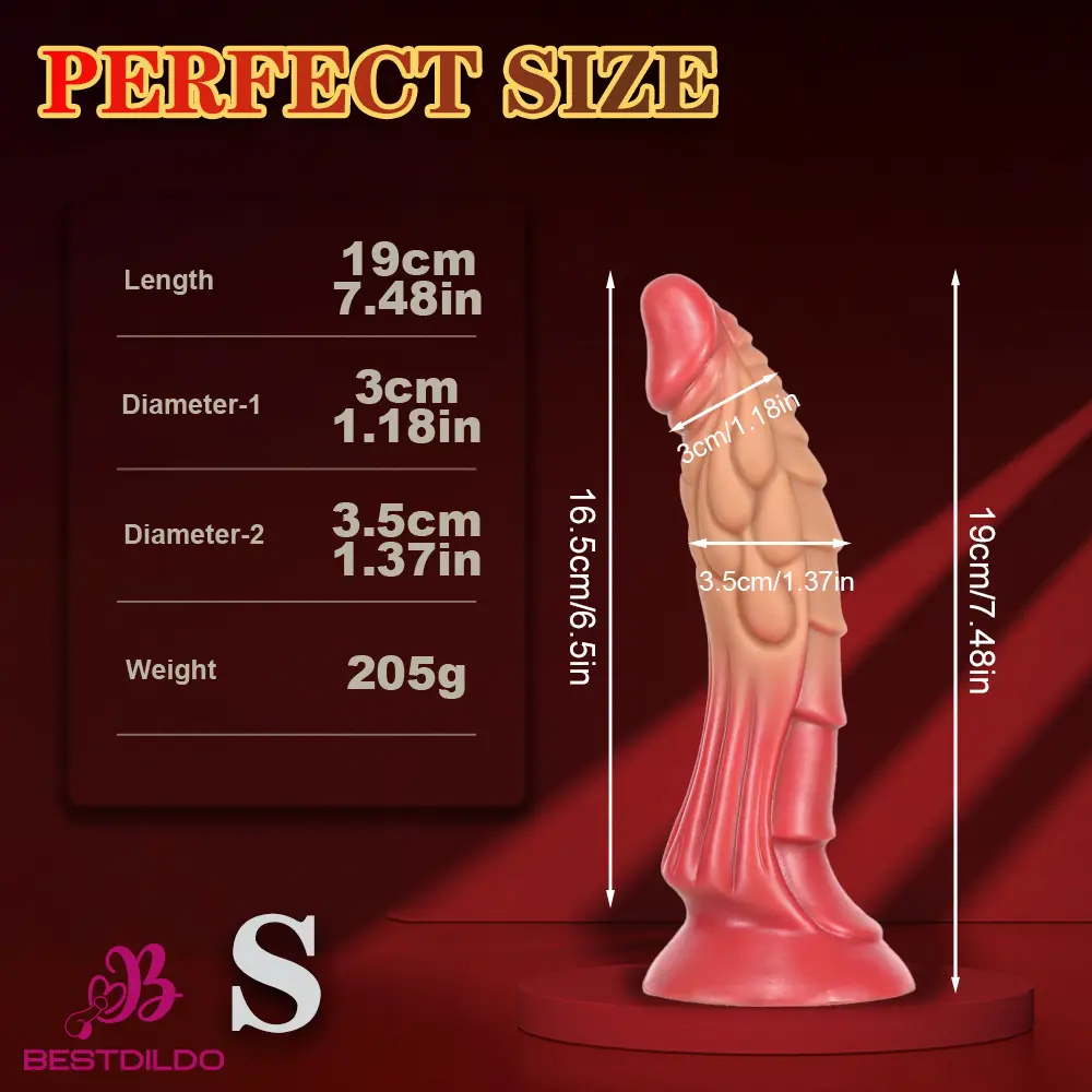 realdildos6 7.48in 9.45in 11.02in 13.38in Big Dragon Fantasy Silicone Soft Monster Dildo