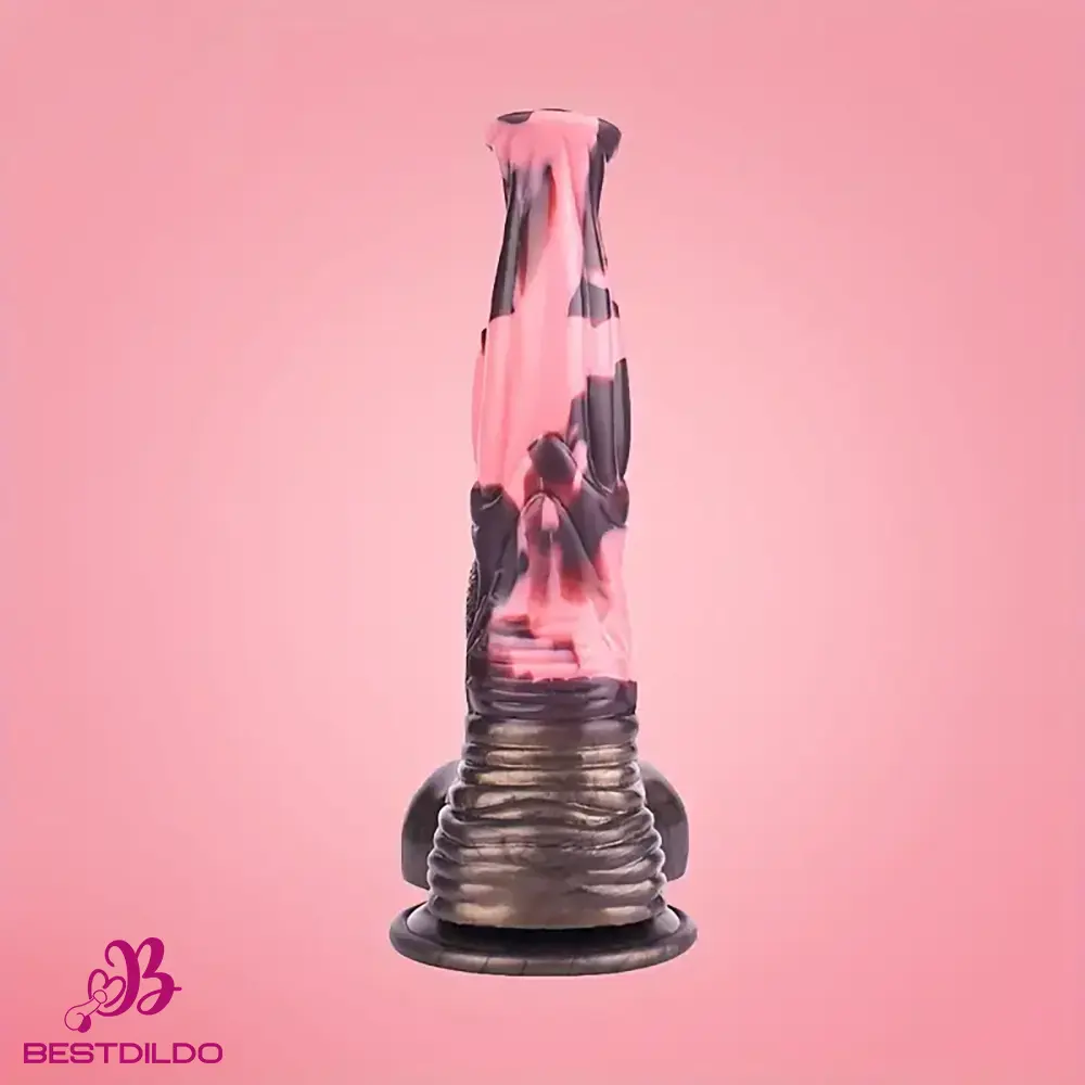 realdildos7 11in 9.8in 11.2in 9.8in Soft Silicone Fantasy Large Horse Flexible Dildo