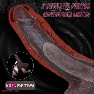 10.03in Hollow Strap on Dildo Panty Big Wearable Cock Dildo For Women