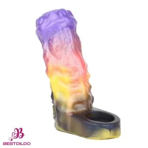 4.96in Ozuros Fantasy Odd Silicone Soft Dildo Enlarged Wearable Sleeve