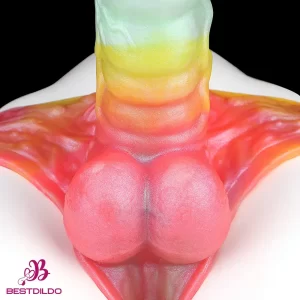 9.92in Sheath Strap on Dildo Silicone Monster Creature Cock Big Dildo
