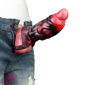 3.54in 4.72in 5.51in 6.69in Monster Silicone Soft Dildo Sleeve Vagina Extender